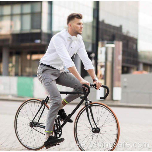 reflekterande cykelbyxklämma med hög synlighet